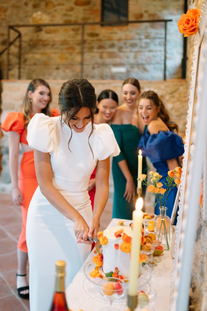 pastel de boda novia